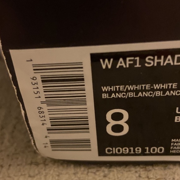 Brand New black and white shadow Nike uptown’s size 8.  Never worn - Picture 5 of 5